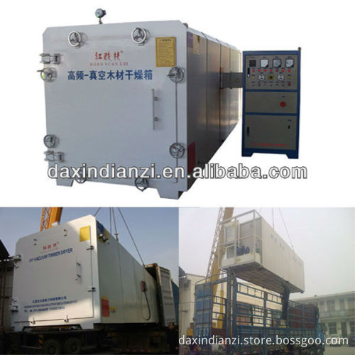 high frequency vacuum wood kiln dryer with high working efficient